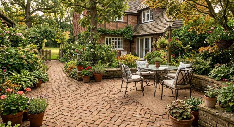 Patio Brick Installation in Burlington, VT